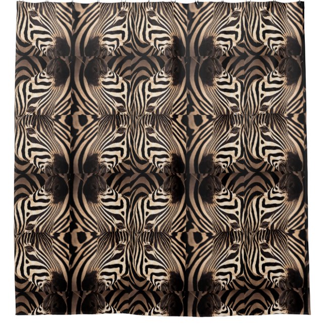 Para Box Cortina de chá Zebra design (Frente)