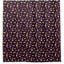 Para Box Cortina de chás de impressão de leopardo/chita