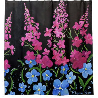 Para Box cortina de chuveiro Alaskan Exuberance Fireweed