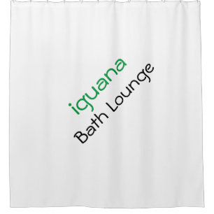 Para Box Cortina de chuveiro Stylish Iguana Bath Lounge