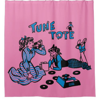 Para Box Cortina de chuveiro Tune Tote