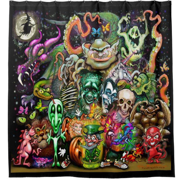 Para Box Cortina de Criaturas Mágicas (Frente)