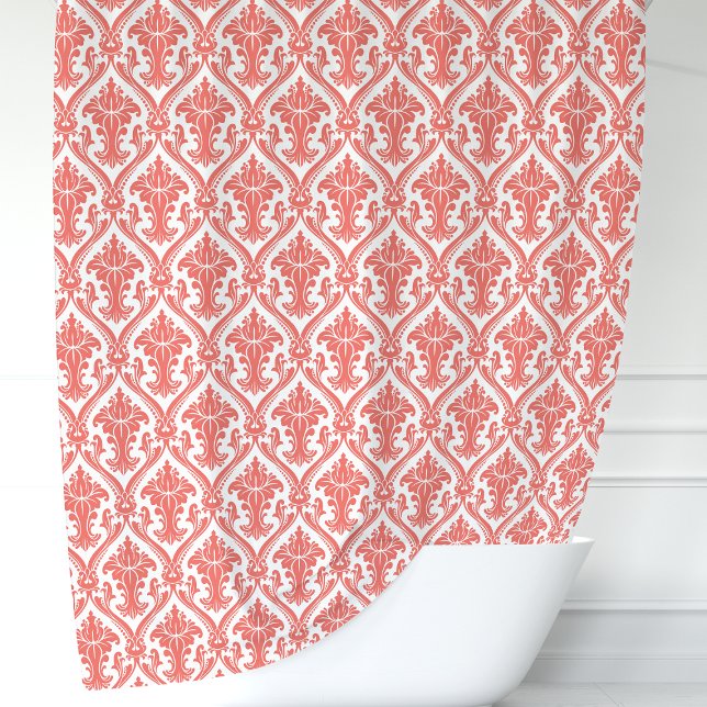 Para Box Cortina de Damasco Coral e Branco (Criador carregado)