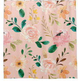 Para Box Cortina do chá da Flor de Vintagem Rosa