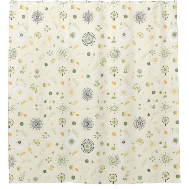 Para Box Cortina do Chá do Sage Green Boho (Frente)