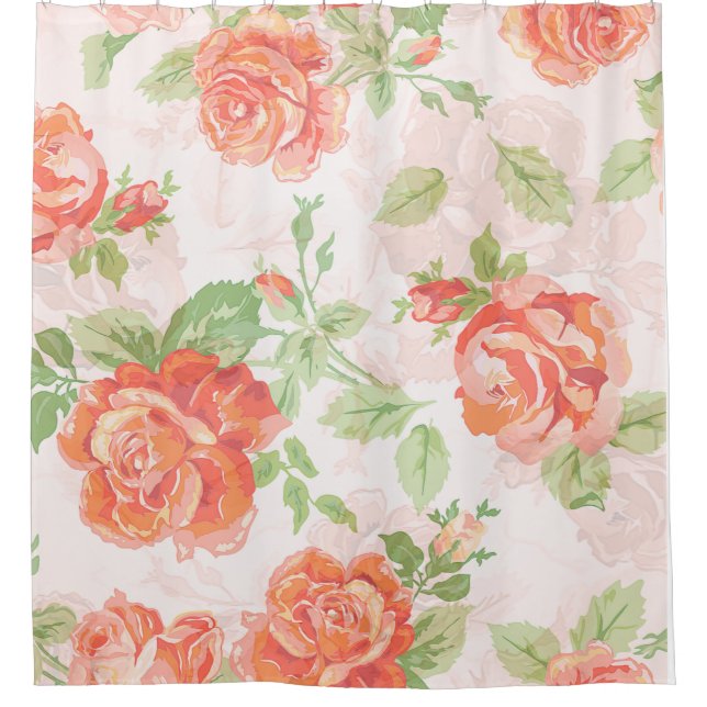Para Box Cortina rosa de chá laranja (Frente)