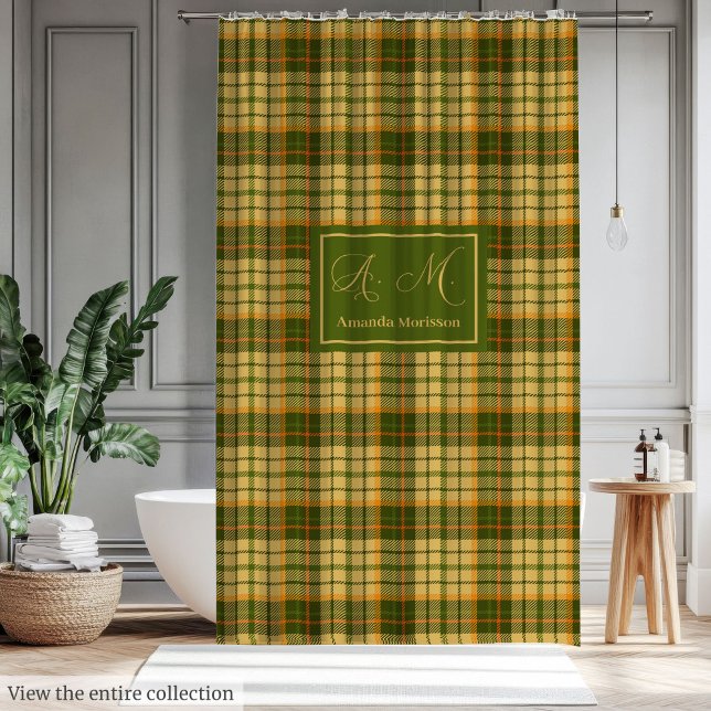 Para Box Cortina Xadrez Macia Com Nome Personalizado Lembra (Soft Checkered Curtain Custom Name Fall Keepsake)