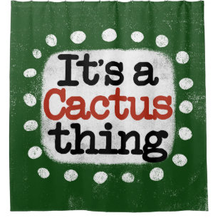 Para Box É uma cortina de Chá Cactus