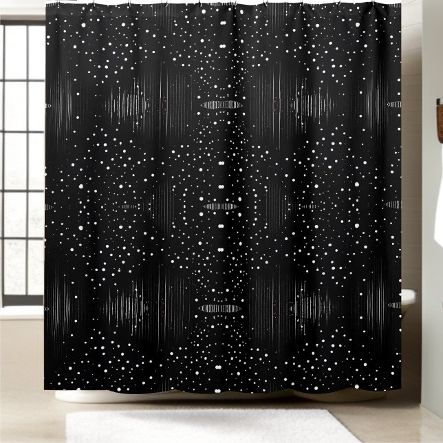 Para Box Estilo de Cortina de Chá Preto e Branco 2 (Criador carregado)