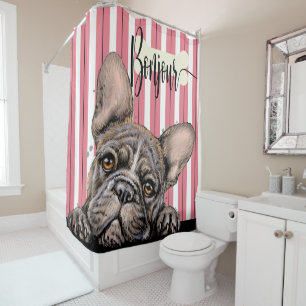 Para Box Fabuloso Chá francês Bulldog Cortina