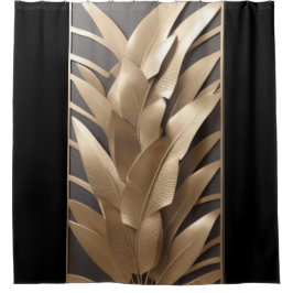Para Box Folhas de Banana de Metal Esculturado Cortina de B