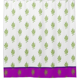 Para Box Folhas Selvagens em uma Cortina de Chá