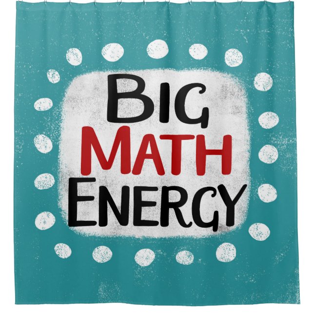 Para Box Grande Cortina de Chá de Energia da Matemática (Frente)