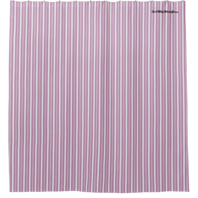 Para Box HAMbyWG - Cortina de Banho - Faixa Rosa (Frente)