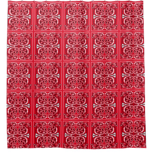 Para Box Impressão de Bandana Ocidental qualquer cortina de (Frente)