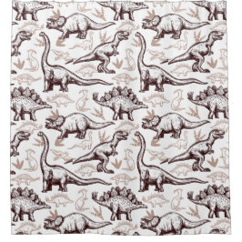 Para Box Kids Cortina de Chá Dinossauro
