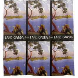 Para Box Lago Garda Itália Viagens vintage chá cortina