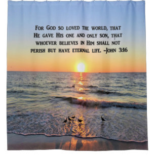 PARA BOX LINDA CORTINA DE CHÁ JOHN 3:16
