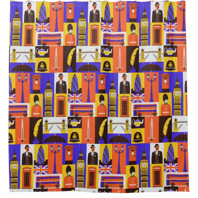 Para Box Londres, Inglaterra - Cortina Chá (Frente)