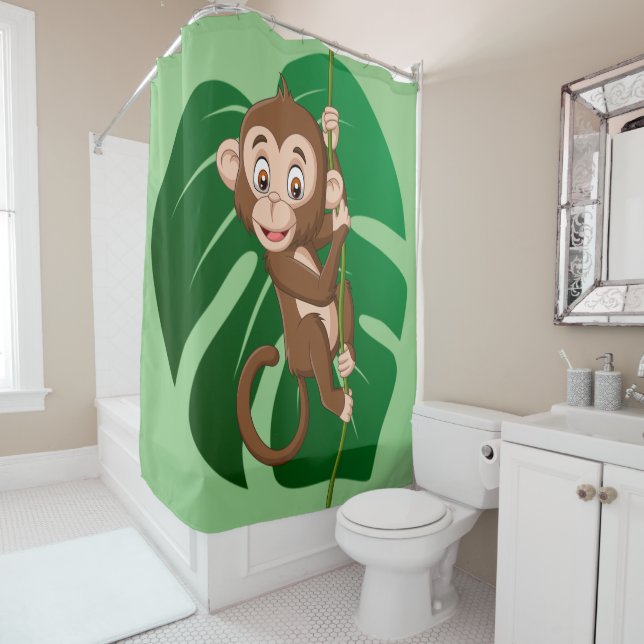 Para Box Macaco numa cortina de Chá de Vinha (In Situ)