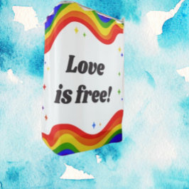 Para Box O Amor é Livre: Cortina de Banho Arco-íris Orgulho