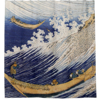 Para Box Ondas de oceano pela cortina de chá de Hokusai