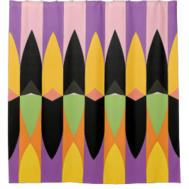Para Box Padrão de Abstrato de cor cortina Chá a negrito