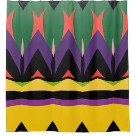 Para Box Padrão de Abstrato de cor cortina Chá a negrito