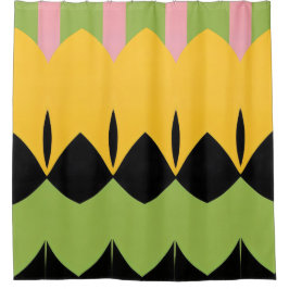 Para Box Padrão de Abstrato de cor cortina Chá a negrito