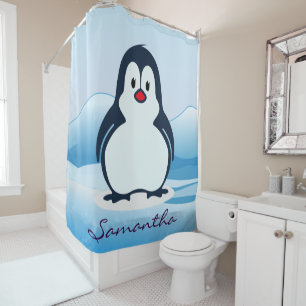 Para Box Pequena cortina Design de pinguim