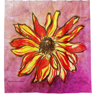 Para Box *'Rudbeckia Ablaze' design, Chá Cortina