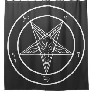 Para Box Selo de Bafometo CoS 6' Cortina de Câmara Ritual o