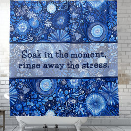 Para Box Shibori Botânico Azul - Chá Cortina