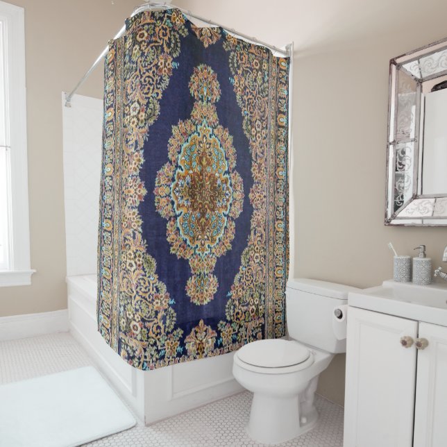 Para Box Tapete Oriental Kilim Cortina de Banho (In Situ)