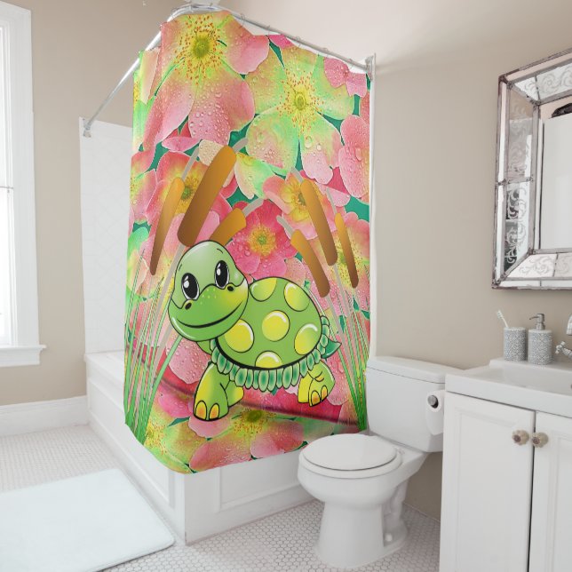 Para Box Tartaruga da cortina chá (In Situ)