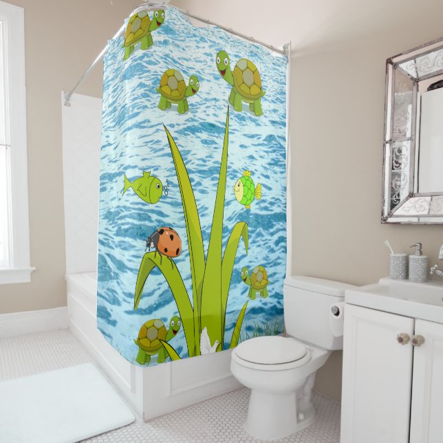 Para Box Tartaruga da cortina chá (In Situ)