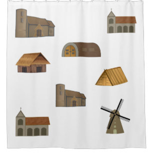 Para Box Tripla Árvore Anglo-Saxão Chá Cortina