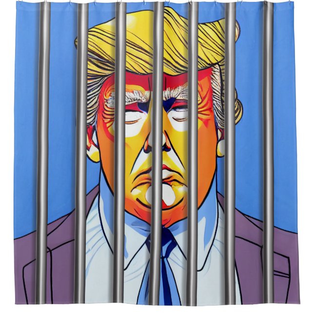 Para Box Trump na Cortina de Chá de Cadeia (Frente)