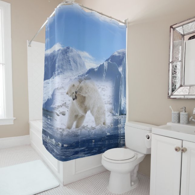 Para Box Urso Polar da Cortina do chá (In Situ)