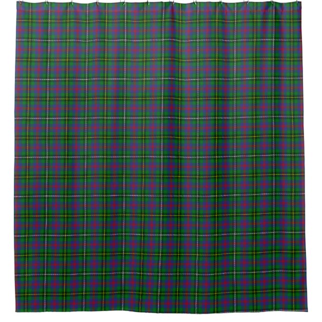 Para Box Wood Tartan Chá Cortina (Frente)