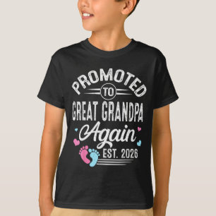 Para Camisa Promovido Bisavô Novamente Est