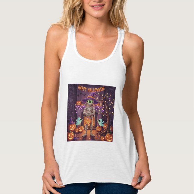  Para Camiseta de Halloween (Frente)