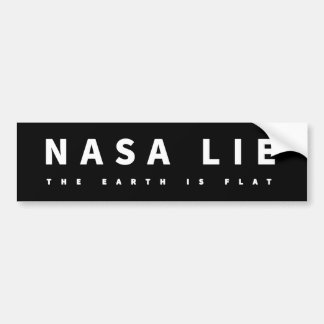 Para Carro A NASA mente a terra é um adesivo de para-choques 
