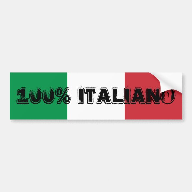 Para Carro Adesivo 100% Italiano (Frente)