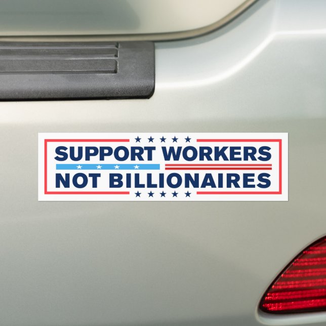 Para Carro Adesivo Apoiadores dos Trabalhadores Não Bilionári (No carro)