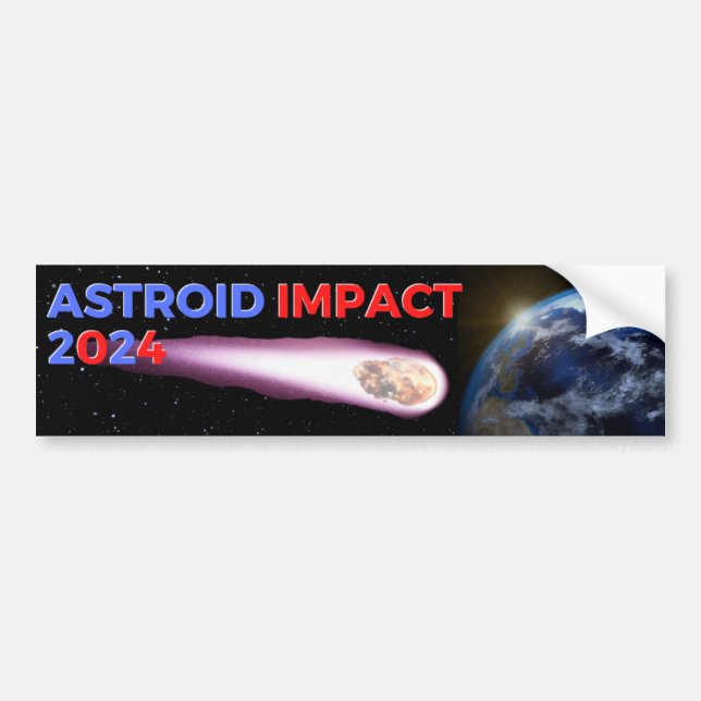 Para Carro adesivo ASTEROID 2024 (Frente)