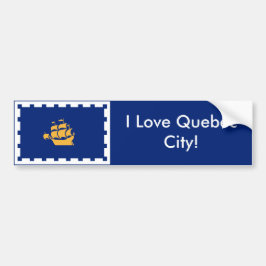 Para Carro Adesivo da Bandeira de Quebec City, Canadá
