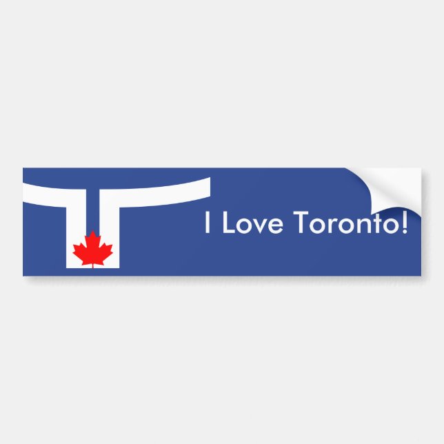 Para Carro Adesivo da Bandeira de Toronto, Canadá (Frente)