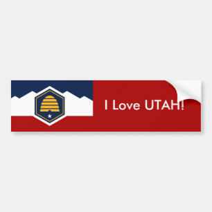 Para Carro Adesivo da Bandeira de Utah, EUA