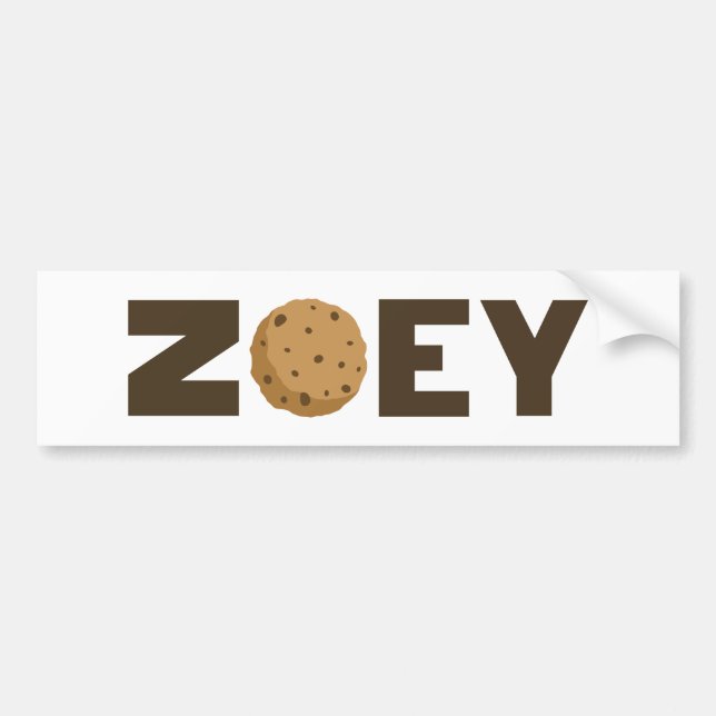 Para Carro adesivo de biscoito de Zoey (Frente)